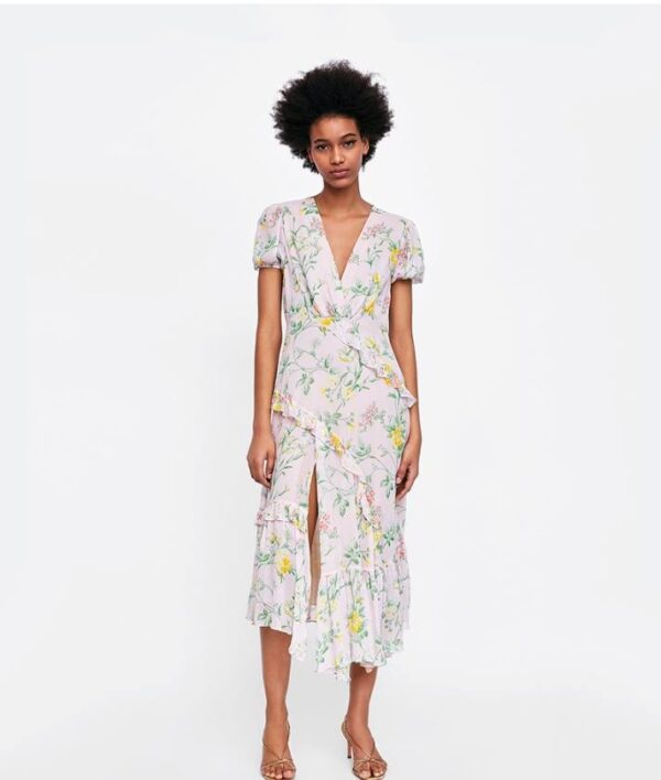 Pleated Long Dress